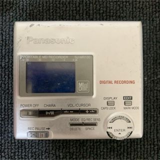 パナソニック(Panasonic)のPanasonic ポータブルMDプレーヤー SJ-MR100 パナソニック録音(ポータブルプレーヤー)