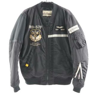 <br>AVIREX アヴィレックス/フライトジャケット MA-1 BLACK KNIGHTS/2XL/メンズアウター/Bランク/79【中古】(ダッフルコート)