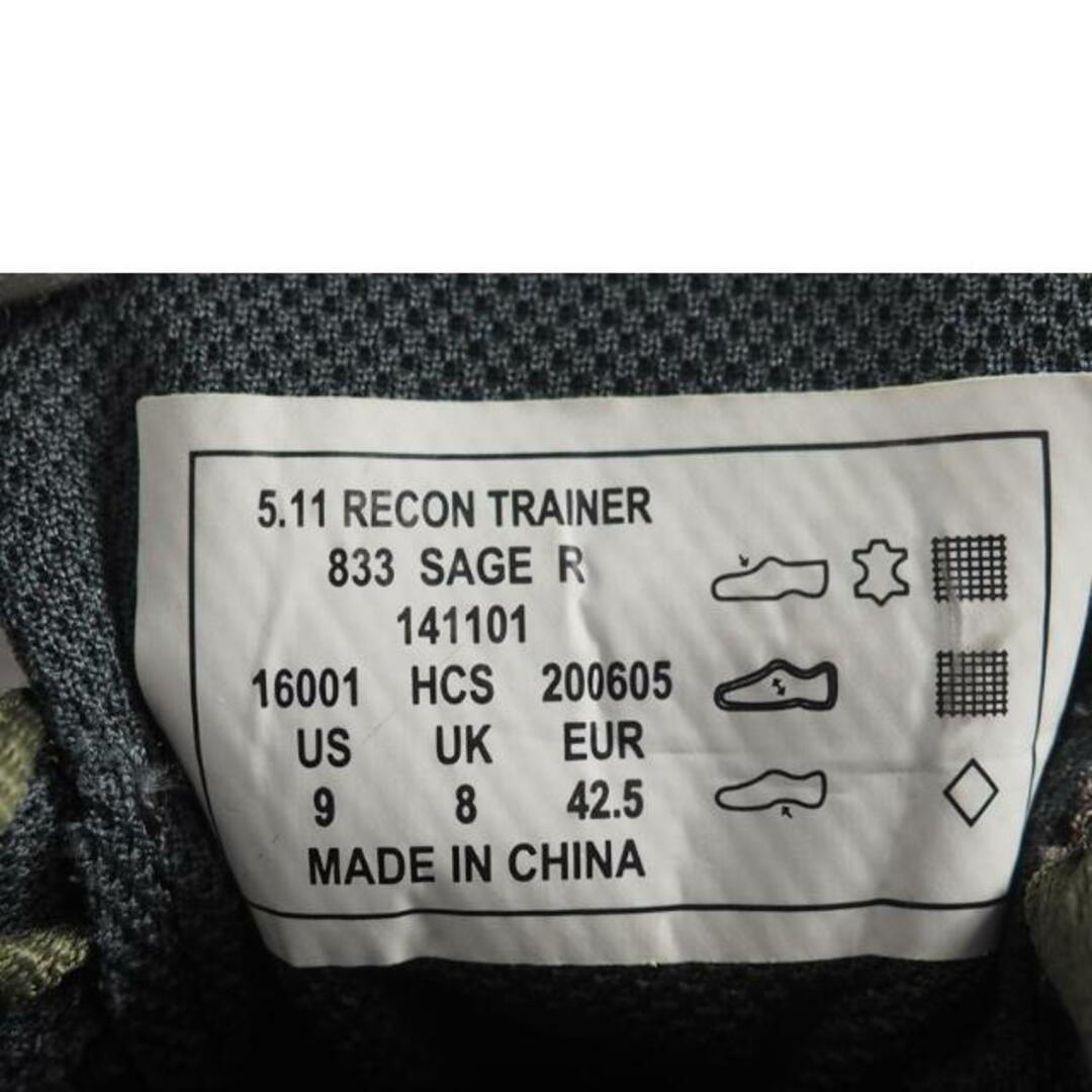 <br>5.11 Tactical/5.11 RECON TRAINER/スニーカー/ABランク/79【中古】 メンズの靴/シューズ(スニーカー)の商品写真