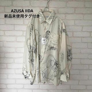 AZUSA IIDA イイダアズサ　サテン　ビッグシルエット　新品　シャツ(シャツ/ブラウス(長袖/七分))