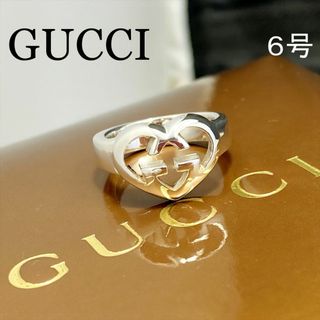 グッチ(Gucci)の新品仕上 グッチ インターロッキング ハート リング 指輪 シルバー 6号(リング(指輪))