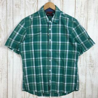 マムート(Mammut)のMENs M マムート パシフィック クレスト シャツ Pacific Crest Shirt ショートスリーブ MAMMUT 1030-01970 グリーン系(その他)