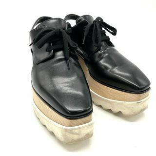 Stella McCartney - ステラマッカートニー Stella McCartney SCARPA FELIK エリス レースアップ サンダル フェイクレザー 412263 ブラック【中古】