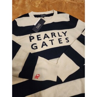 パーリーゲイツ(PEARLY GATES)の☆新品☆メンズ PEARLY GATES 定番ニット 6サイズ(ウエア)