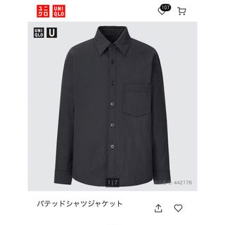 UNIQLO - ユニクロ　パテッドシャツジャケット