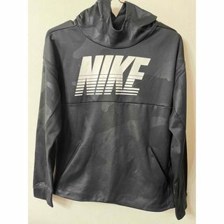 NIKE - NIKE パーカー黒 ジュニア L 160 薄手