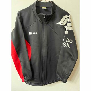 アスレタ(ATHLETA)のアスレタ 裏起毛 ジャージ 赤 黒 160(ウェア)