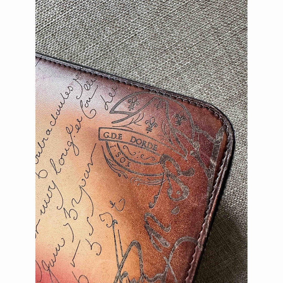 BERLUTI - 定価20,3万 ベルルッティ イタウバ 長財布 レッドサン BERLUTI - 定価20,3万 ベルルッティ イタウバ 長財布 レッドサン
