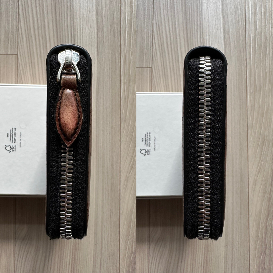 BERLUTI - 定価20,3万 ベルルッティ イタウバ 長財布 レッドサン BERLUTI - 定価20,3万 ベルルッティ イタウバ 長財布 レッドサン