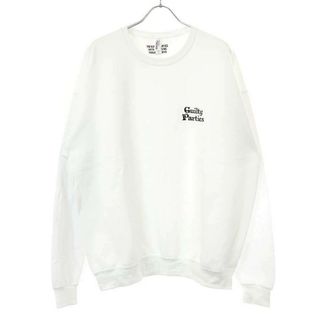 ワコマリア(WACKO MARIA)のWACKO MARIA ワコマリア 23AW CREW NECK SWEAT SHIRT -TYPE 2- ロゴ刺繍クルーネックスウェットトレーナー 23FWE-WMC-SS02 ホワイト XL(スウェット)