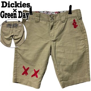 ディッキーズ(Dickies)のDickies × Green Day 90th コラボ ハーフパンツ 刺繍ロゴ(ショートパンツ)