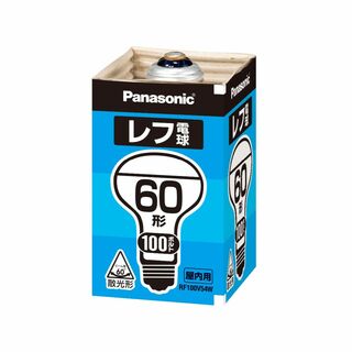 【新着商品】パナソニック レフ電球 ホワイト (屋内用) E26口金 100V6(その他)