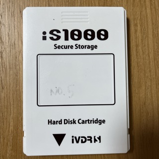 ヒタチ(日立)の日立 iVDR-S カセットHDD 1TB(その他)
