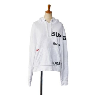 バーバリー ホースフェリー ロゴ パーカー フーディー プルオーバー サイズ：XS 8017166 コットン レディース BURBERRY 【1-0149429】