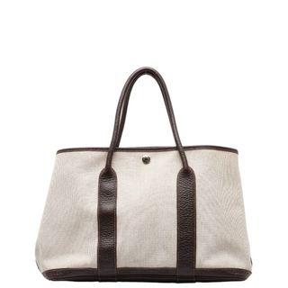 エルメス(Hermes)のエルメス ガーデンパーティPM ハンドバッグ トートバッグ トワルアッシュ レディース HERMES 【1-0150032】(ハンドバッグ)