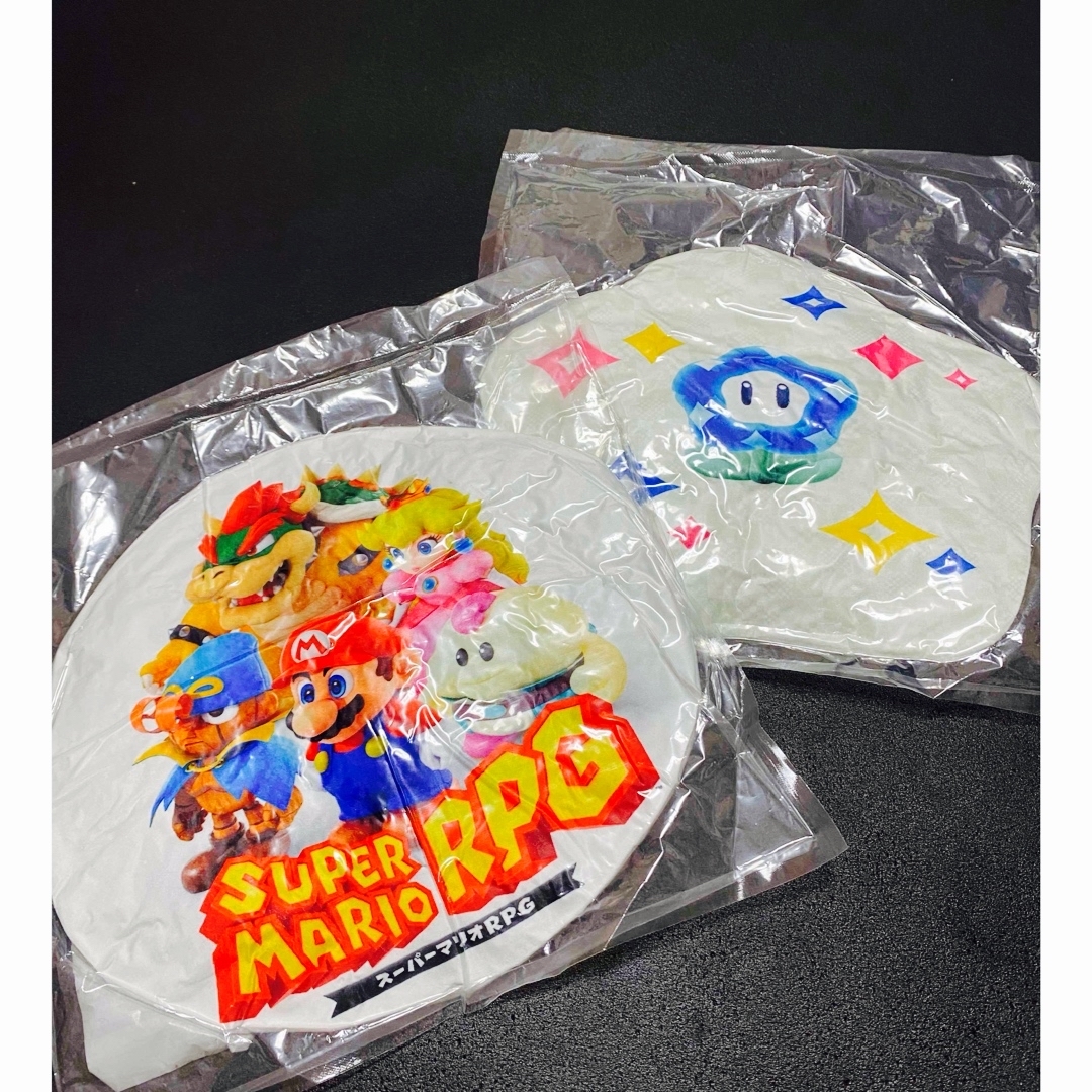新品未開封イオン限定スーパーマリオRPGクッション2個セット エンタメ/ホビーのおもちゃ/ぬいぐるみ(キャラクターグッズ)の商品写真