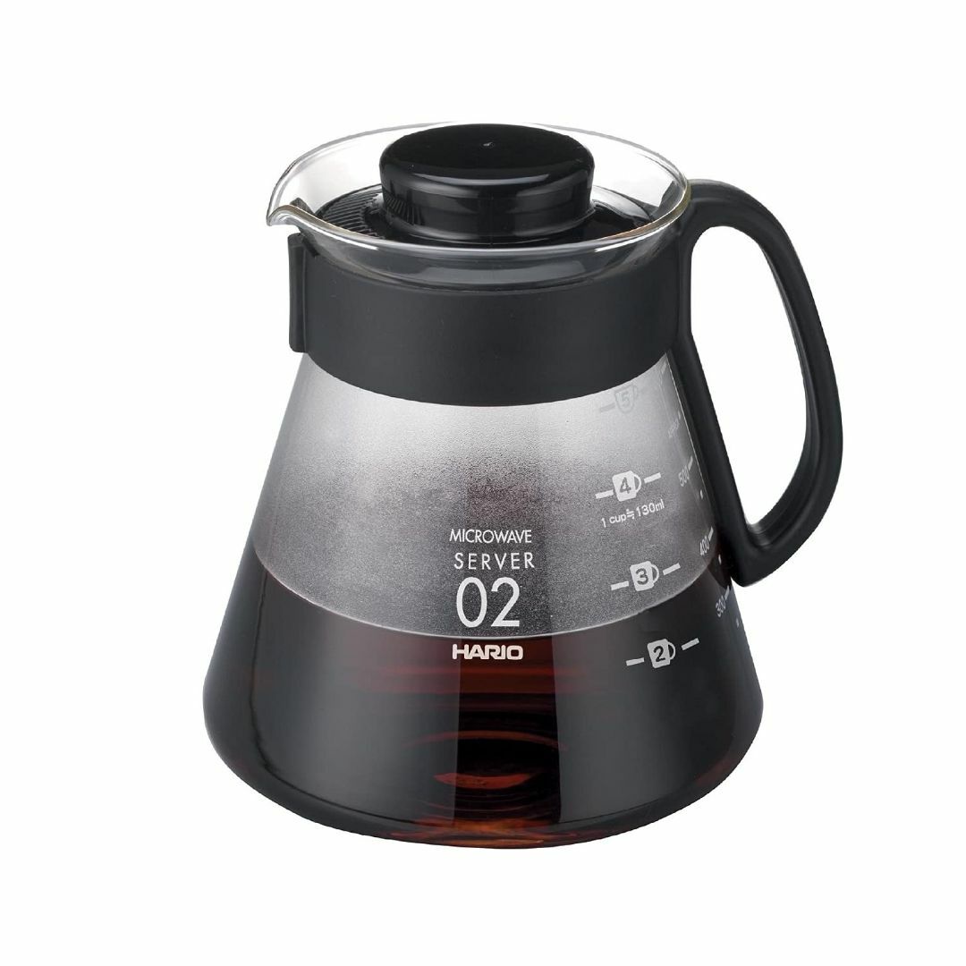 サイズ:600ml_パターン名:単品HARIOハリオ V60レンジサーバー  インテリア/住まい/日用品のキッチン/食器(容器)の商品写真