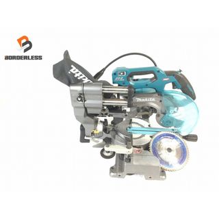 マキタ(Makita)の☆比較的綺麗です☆ makita マキタ 40Vmax 165mm 充電式スライドマルノコ LS001G 青/ブルー 本体のみ 切断機 木工 大工道具 90045(工具)