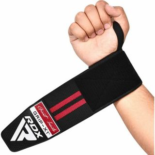 【色: ブラック/レッド】RDX リストラップ WAH-W2 【IPL USPA(トレーニング用品)