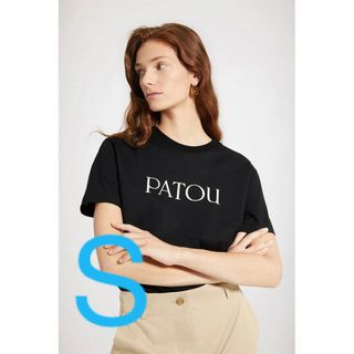 PATOU パトゥ Sサイズ　ロゴ入り黒　ブラック Tシャツ　春夏　人気