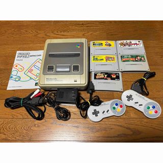 スーパーファミコン - 動作確認済み スーパーファミコン本体一式+ 売り上げ歴代第1位〜5位ソフトセット