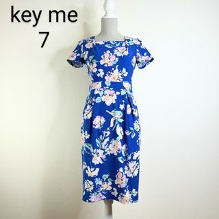 ケイミー key me ワンピース 花 ボタニカル(ひざ丈ワンピース)