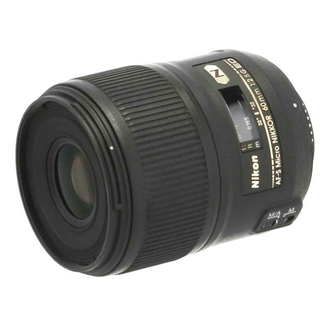 Nikon ニコン/交換レンズ/AF-S Micro 60mm f2.8G ED/2030341/Bランク/82【中古】 スマホ/家電/カメラのカメラ(レンズ(単焦点))の商品写真