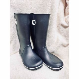 クロックス(crocs)のcrocs クロックス レインブーツ 長靴 クロックバンド　ジョーント　黒色(レインブーツ/長靴)