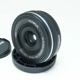 オリンパス(OLYMPUS)の★動画でも大満足★オリンパス14-42mm EZ パンケーキ　ブラック(レンズ(ズーム))