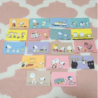 スヌーピー(SNOOPY)のスヌーピーフェスティバル 啓文社印刷 限定 メッセージカード メモ 文房具(ノート/メモ帳/ふせん)