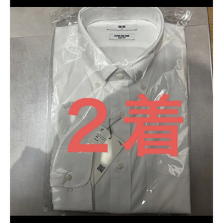ユニクロ(UNIQLO)のユニクロ　スーパーノンアイロンボタンダウンスリムフィットシャツ　２着(シャツ)