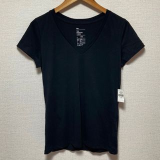 GAP - 新品 GAP VネックTシャツ ギャップ THE ESSENTIAL 黒