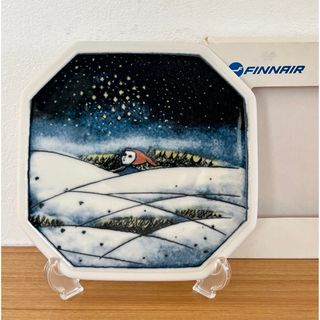 アラビア(ARABIA)の【別注品】ARABIA×FINNAIR ヘルヤ "CHRISTMAS" 陶板画(置物)