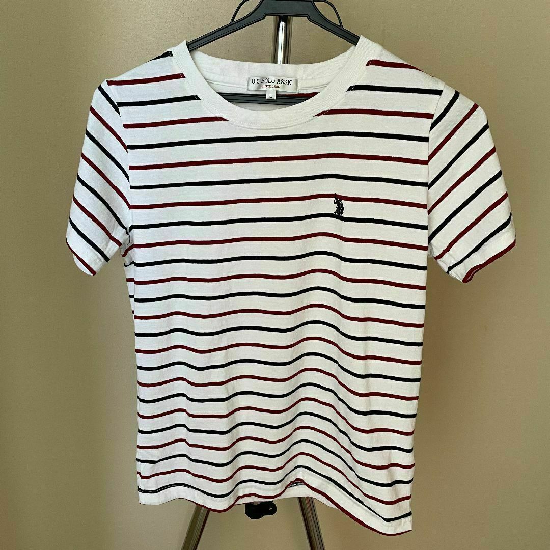 U.S. POLO ASSN.(ユーエスポロアッスン)のUS POLO ASSN　ティーシャツ　ポロ　ボーダー レディースのトップス(Tシャツ(半袖/袖なし))の商品写真
