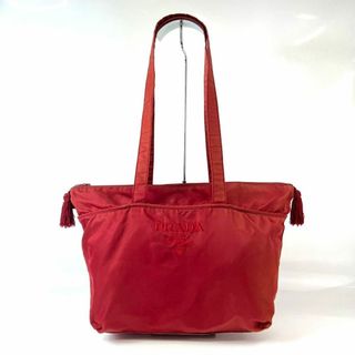 プラダ(PRADA)のPRADA プラダ　ナイロン　トートバッグ　テスートナイロン　レッド(トートバッグ)