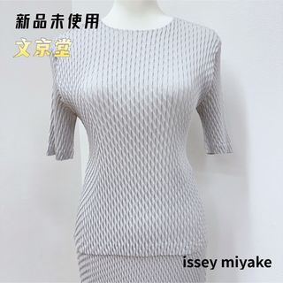 ISSEY MIYAKE SLEEK PLEATS 半袖トップ　