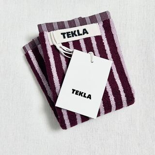 ★人気★ TEKLA テクラ レッド＆ローズ  30×30  ハンドタオル(タオル/バス用品)