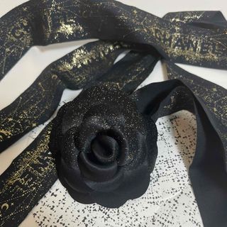 CHANEL - CHANELシャネルカメリア金釦バイカラーノーカラーコットン CHANEL - CHANELシャネルカメリア金釦バイカラーノーカラーコットン