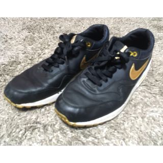 ナイキ(NIKE)のNIKE AIR MAX1 premium ブラック　ゴールド　28cm(スニーカー)