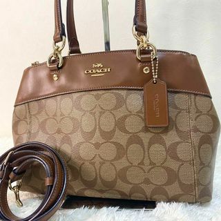 コーチ(COACH)の【未使用級】　コーチ　ハンドバッグ　ショルダーバッグ　2way 　シグネチャー(ショルダーバッグ)