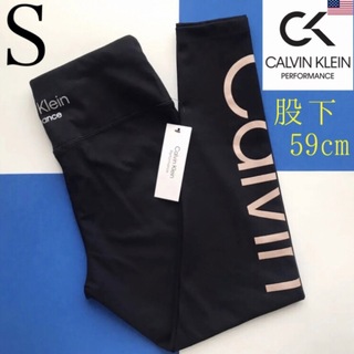 カルバンクライン(Calvin Klein)のレア 新品 カルバンクライン USA レディース レギンス S 黒 ヨガ 下着(レギンス/スパッツ)