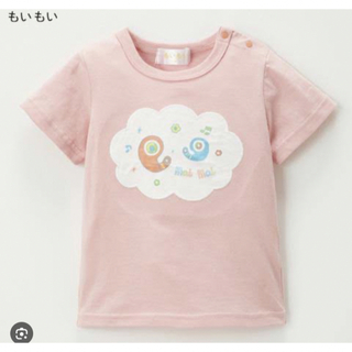 シマムラ(しまむら)のもいもい　90cm Tシャツ　半袖　ピンク　新品　しまむら　タグ付き(Tシャツ/カットソー)