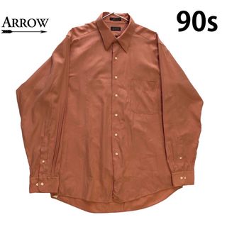 ★アロー ARROW ULTRA SILK 90s レーヨン混 シャツ テロ感 