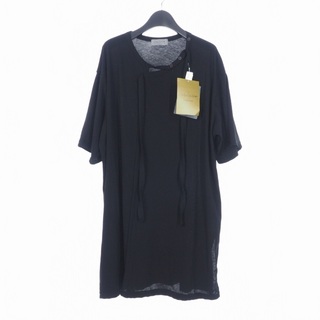 ヨウジヤマモトプールオム 24SS Tシャツ カットソー 半袖 3 ブラック(Tシャツ/カットソー(半袖/袖なし))