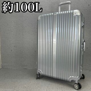 良品　約100L　キャリーバッグ　スーツケース　4輪　出張　旅行　海外　TSA(トラベルバッグ/スーツケース)