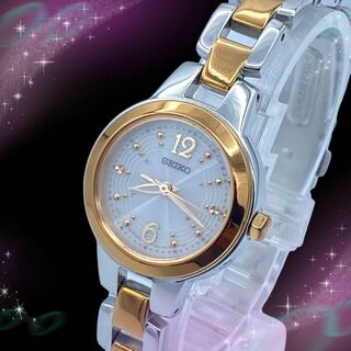 セイコー(SEIKO)の《美品　稼動品》　セイコー　ティセ　防水　レディース腕時計　ソーラー電波(腕時計)