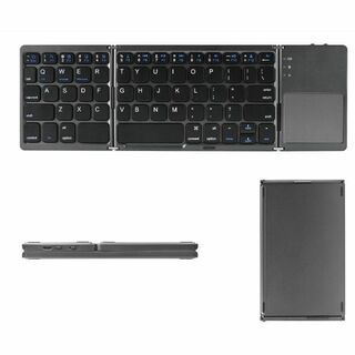 ✨新品未使用✨　ワイヤレスキーボード　タブレットキーボード 　ブラック(PCパーツ)