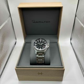 ハミルトン(Hamilton)のHAMILTON カーキ ネイビー SCUBA AUTO 40mm 時計(腕時計(アナログ))