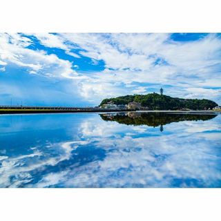 M25 江ノ島/神奈川/湘南/日本の風景/アートパネル(絵画/タペストリー)