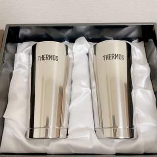 サーモス(THERMOS)のTHERMOS 真空断熱タンブラー JMO 2個セット　シルバー　400ml(タンブラー)